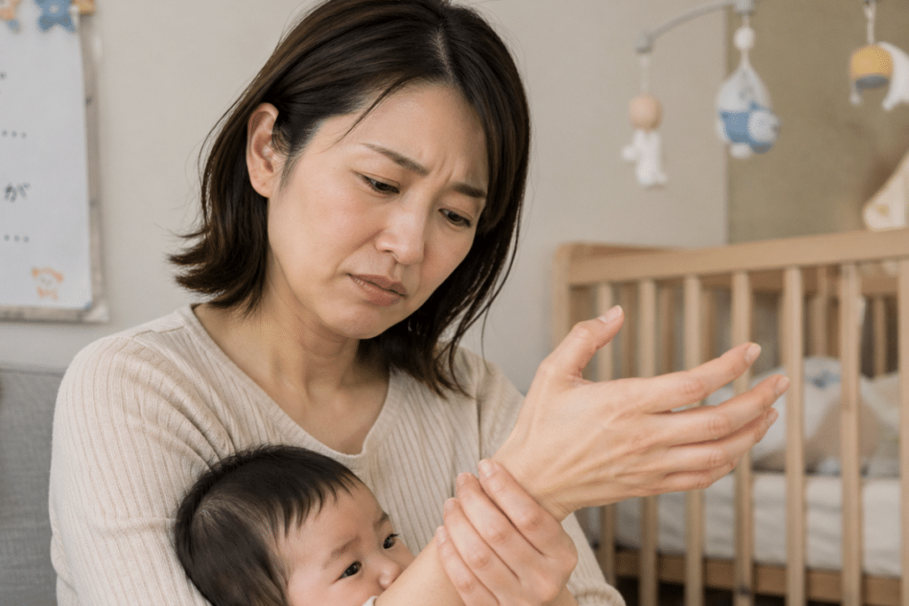 指の痛み・手首の痛み・腱鞘炎・産後の腱鞘炎